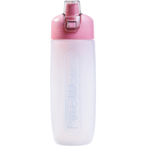 【TRUSCO】クリタック　携帯用浄水ボトル　ピュアウォーター　ピンク